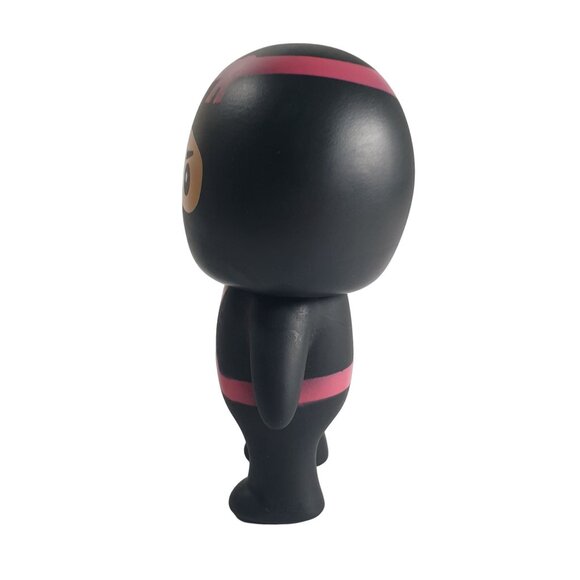 Ninja Warrior Fighter Squeak Dog Childs Toy Red 5.5" Tall - Picture 3 of 7